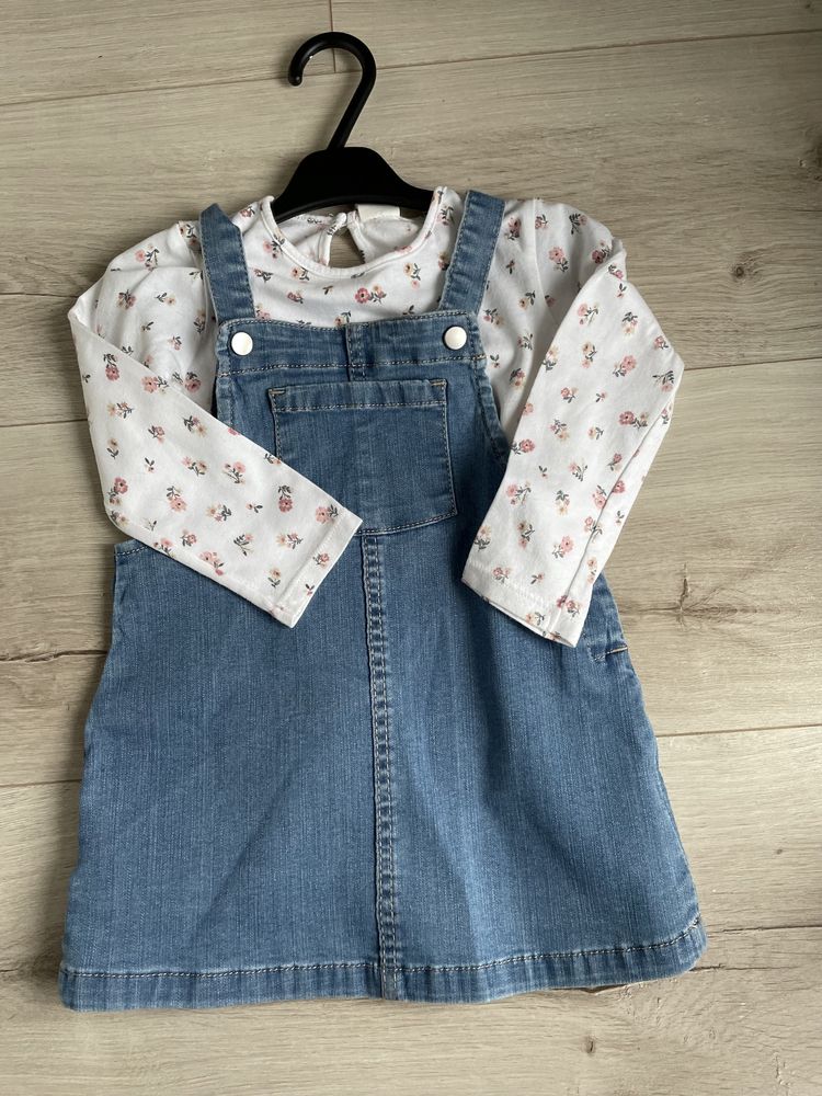 Komplet bluzka sukienka h&m 80