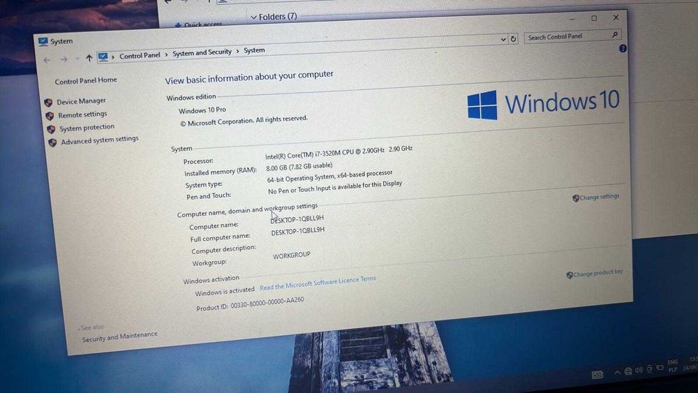 Laptop ThinkPad Tanio