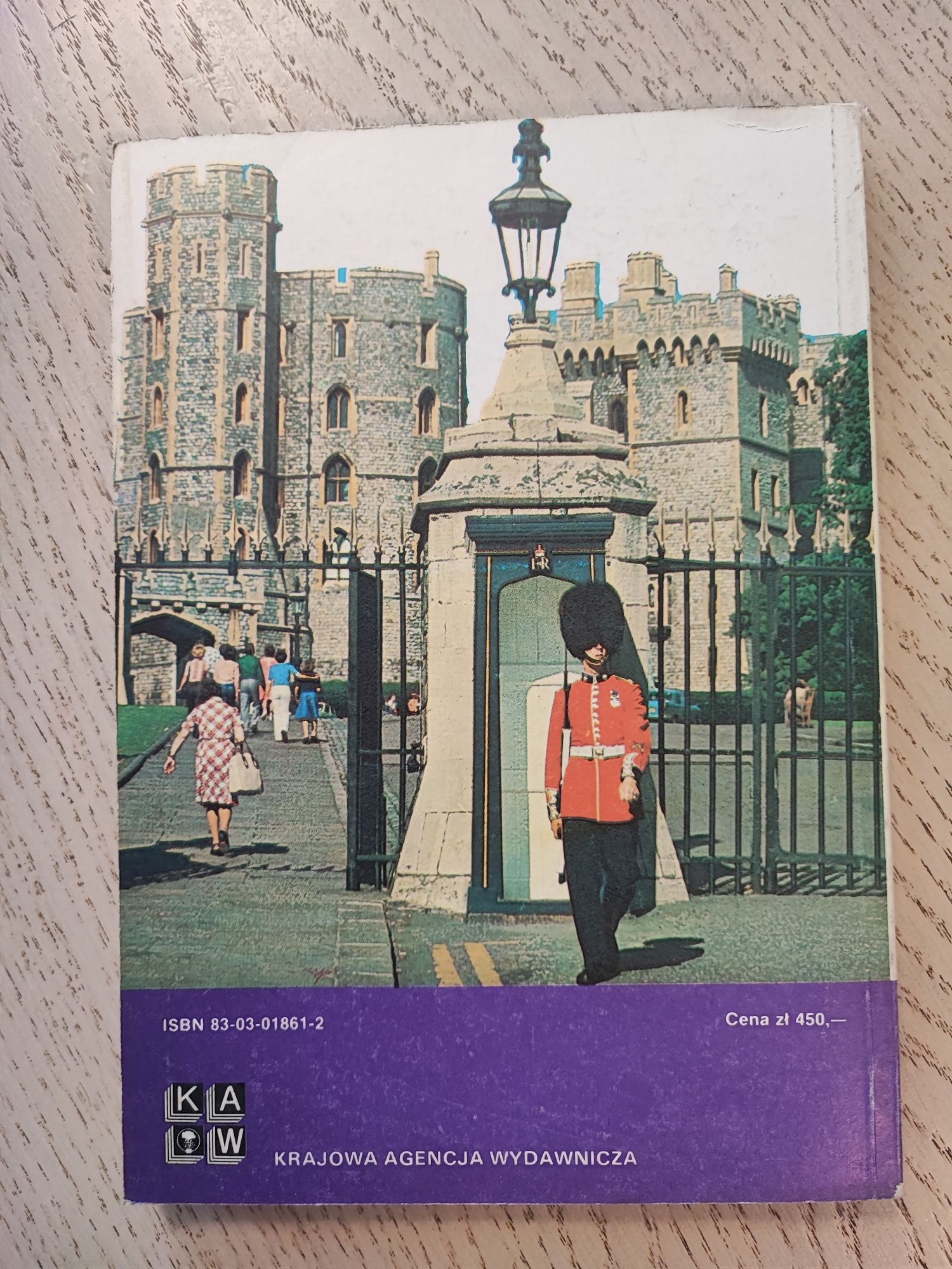 Londyn przewodnik turystyczny plus mapa 1987, kolekcja vintage