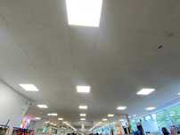 Sufit kasetonowy 700mkw, podwieszany, kaseton 60x60, stelaż, lampy LED