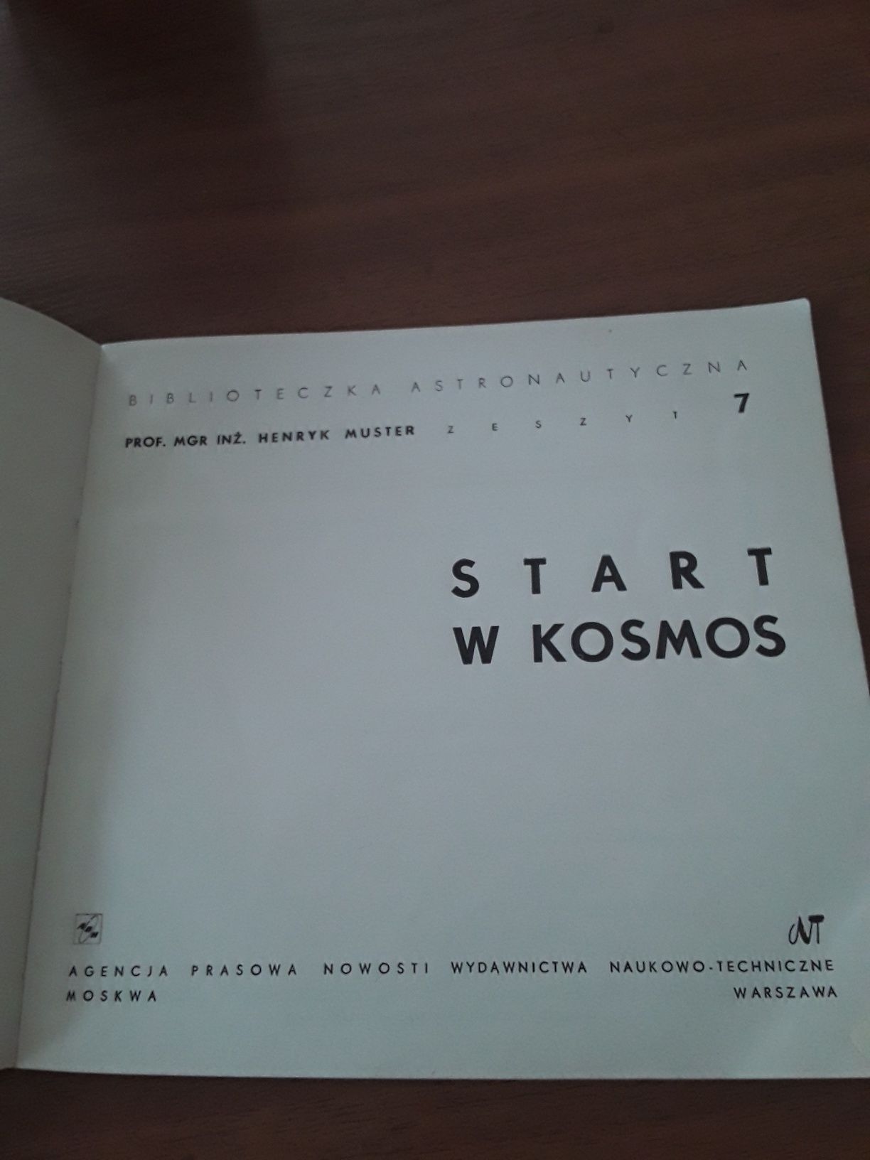 Start w kosmos Muster astronautyka kosmos