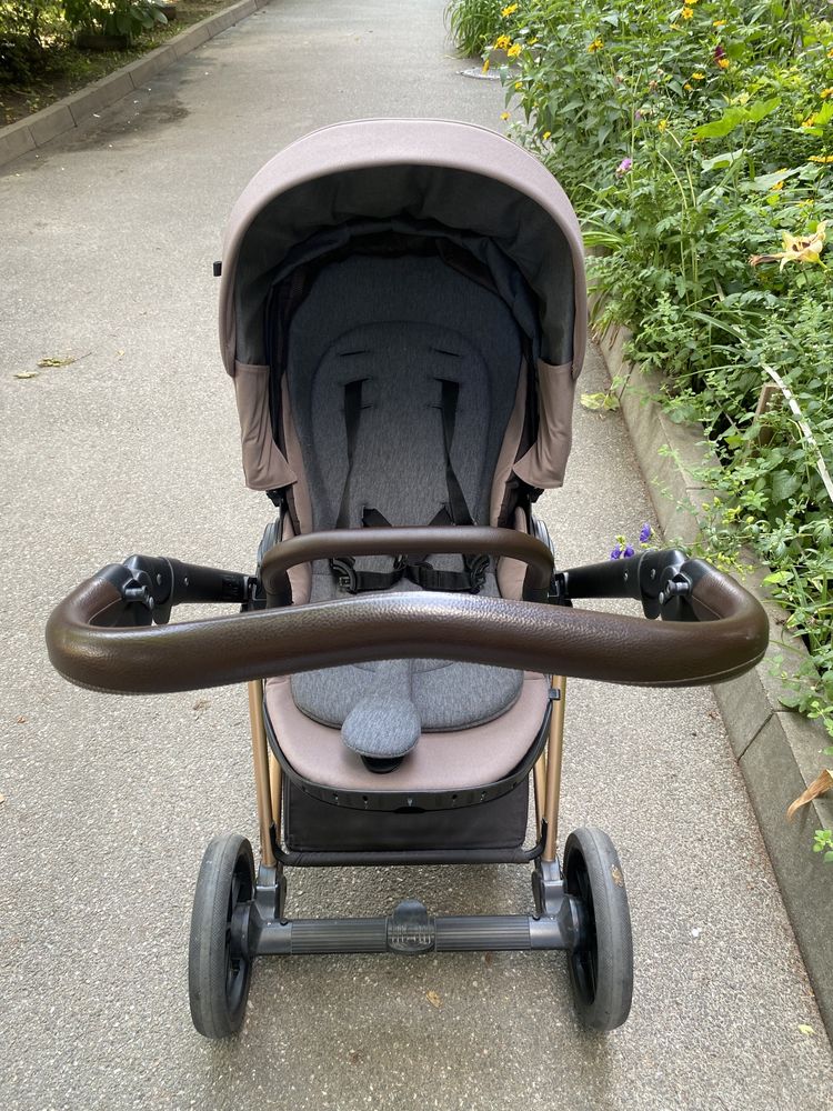 Коляска 2 в 1 Roan Ivi Cocoa Rose Gold