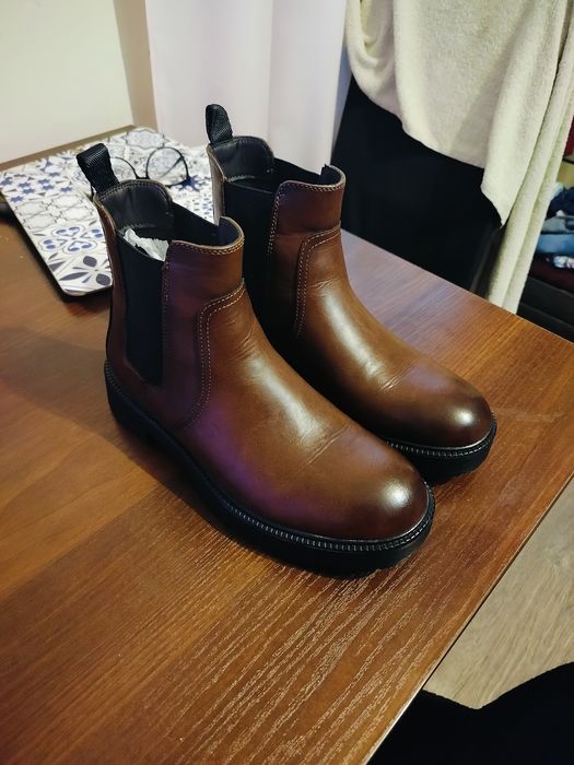 Buty skórzane damskie