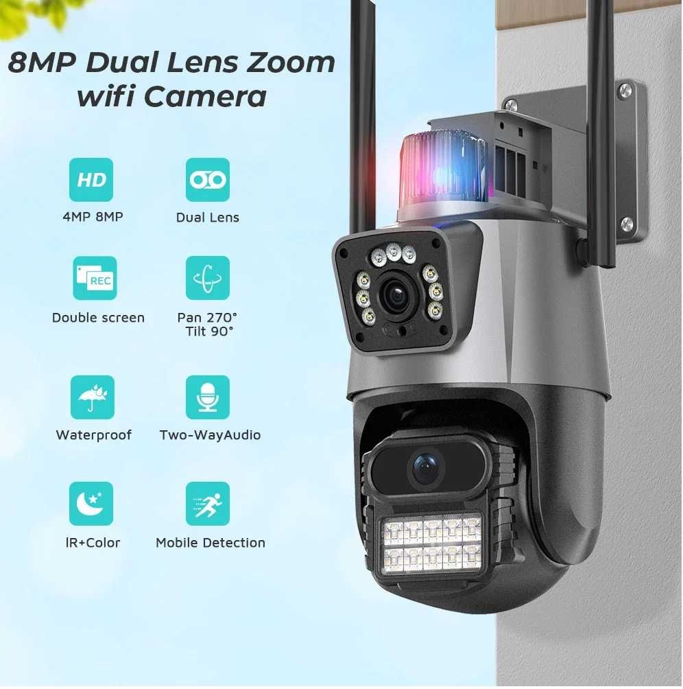 Kamera Wifi Obrotowa 8mpx    4k   Nowa