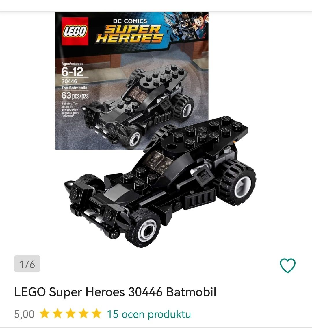 Lego Super Heroes 76046+ batmobil 30446