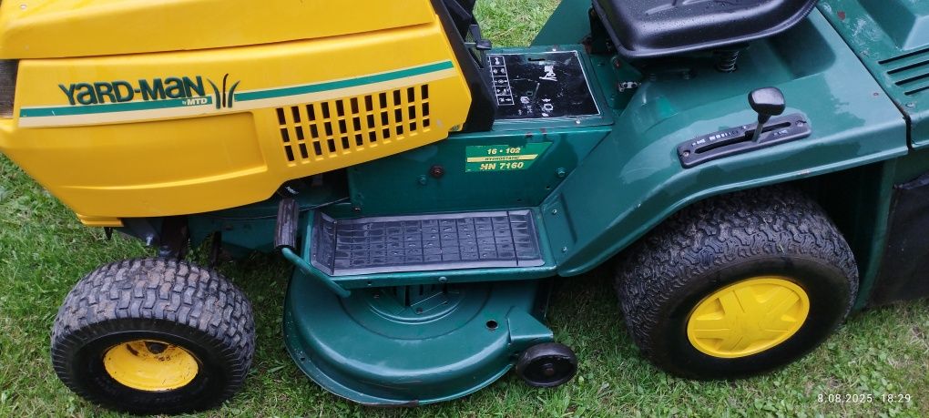 Traktorek kosiarka yard man mtd 16im V2 Briggs