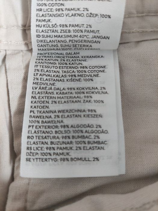 Spodnie bojówki męskie/ młodzieżowe M