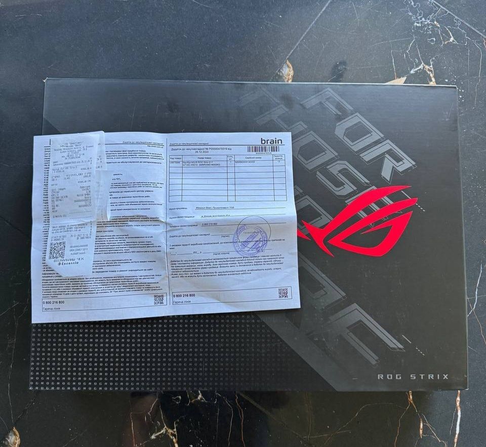 Ноутбук    ASUS ROG