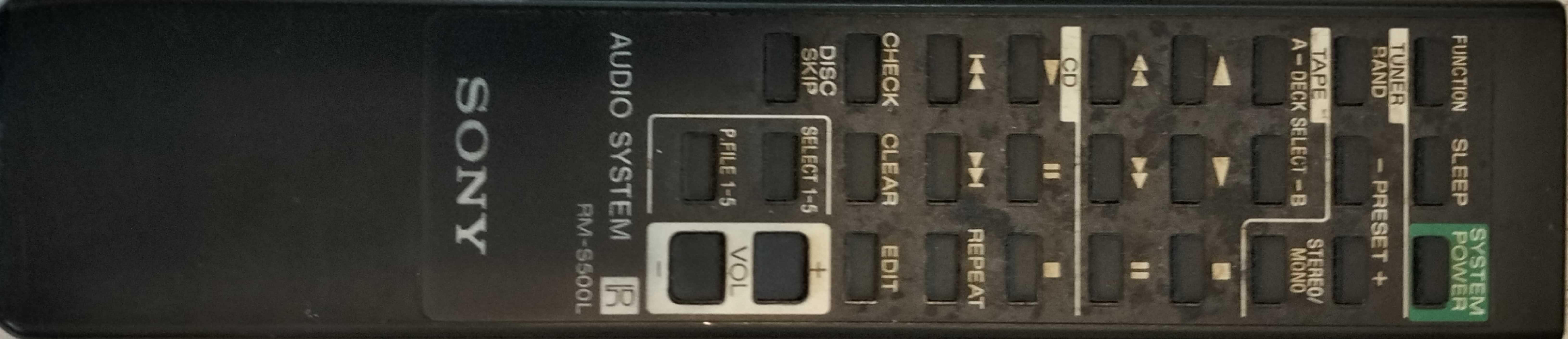 Zestaw Audio SONY LBT-N500 Z Dwoma Głośnikami SS-A500 Moc 100vat.
