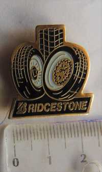 Oficjalna odznaka Bridgestone tyres logo metal