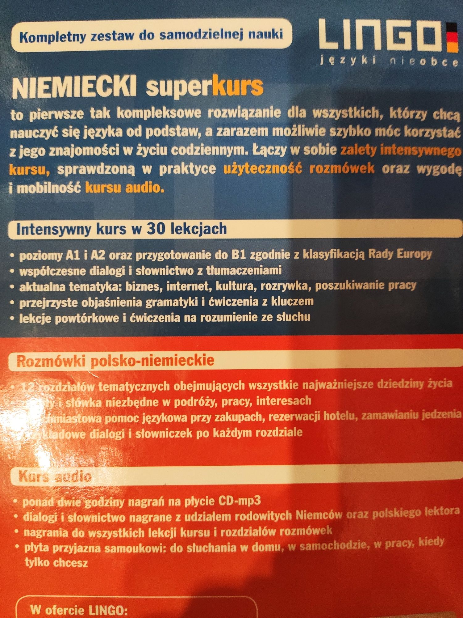 Kurs niemieckiego, podręcznik do samodzielnej nauki