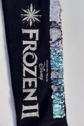 Elsa, Elza, Frozen, Kraina Lodu BLUZA CEKINY i leginsy CEKINY 110 HM