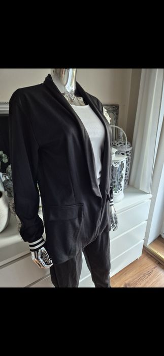 Komplet garnitur dresowy czarny L