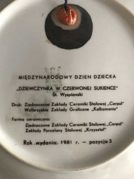Talerz okolicznościowy Wyspiański