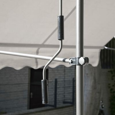 HI markiza mobilna 200x120cm szara na taras/ do ogrodu