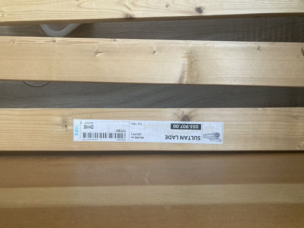 Rama łóżka, łóżko Ikea  Sultan Lade 80x200cm