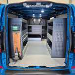 Zabudowa serwisowa warsztatowa regały do busa półki Nowy  Custom Full