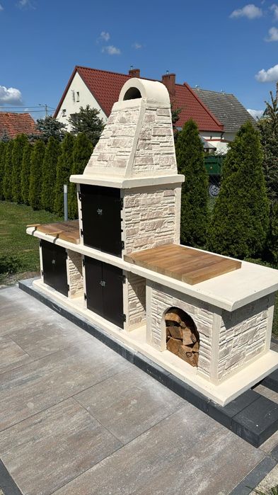 Ogromny grill/wędzarnia 240cm. HIT SEZONU 2025r. Promocja