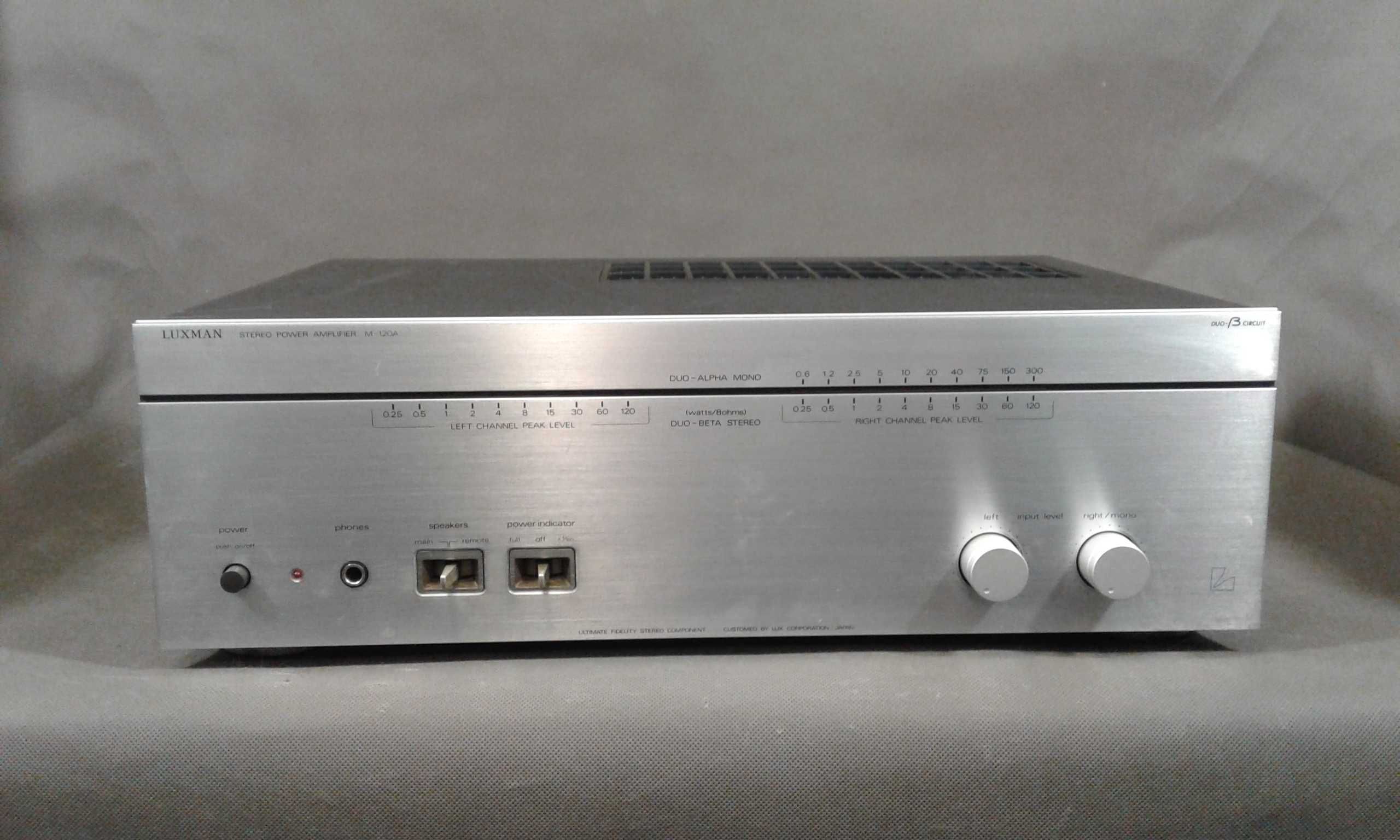 LUXMAN M-120A,końcówka mocy