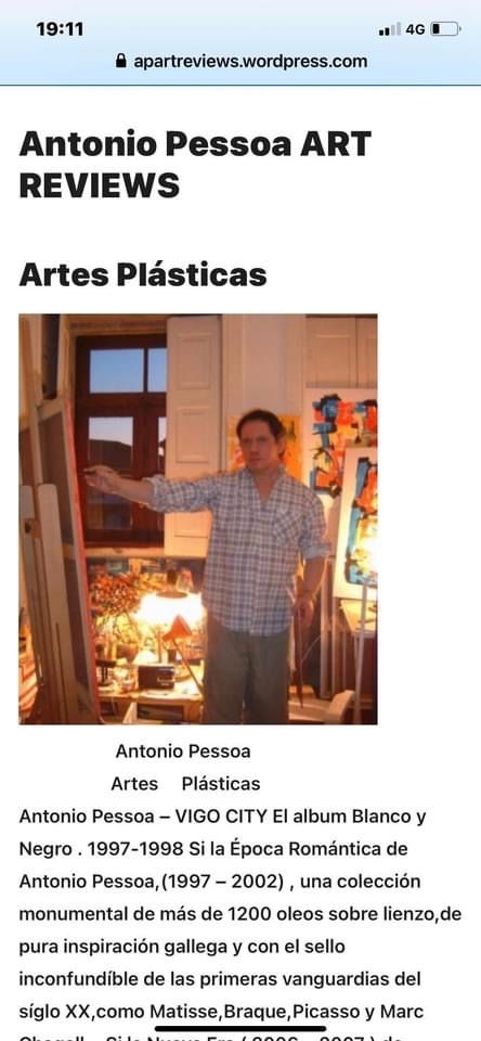 Abstrato a oleo sobre tela de Antonio pedsoa