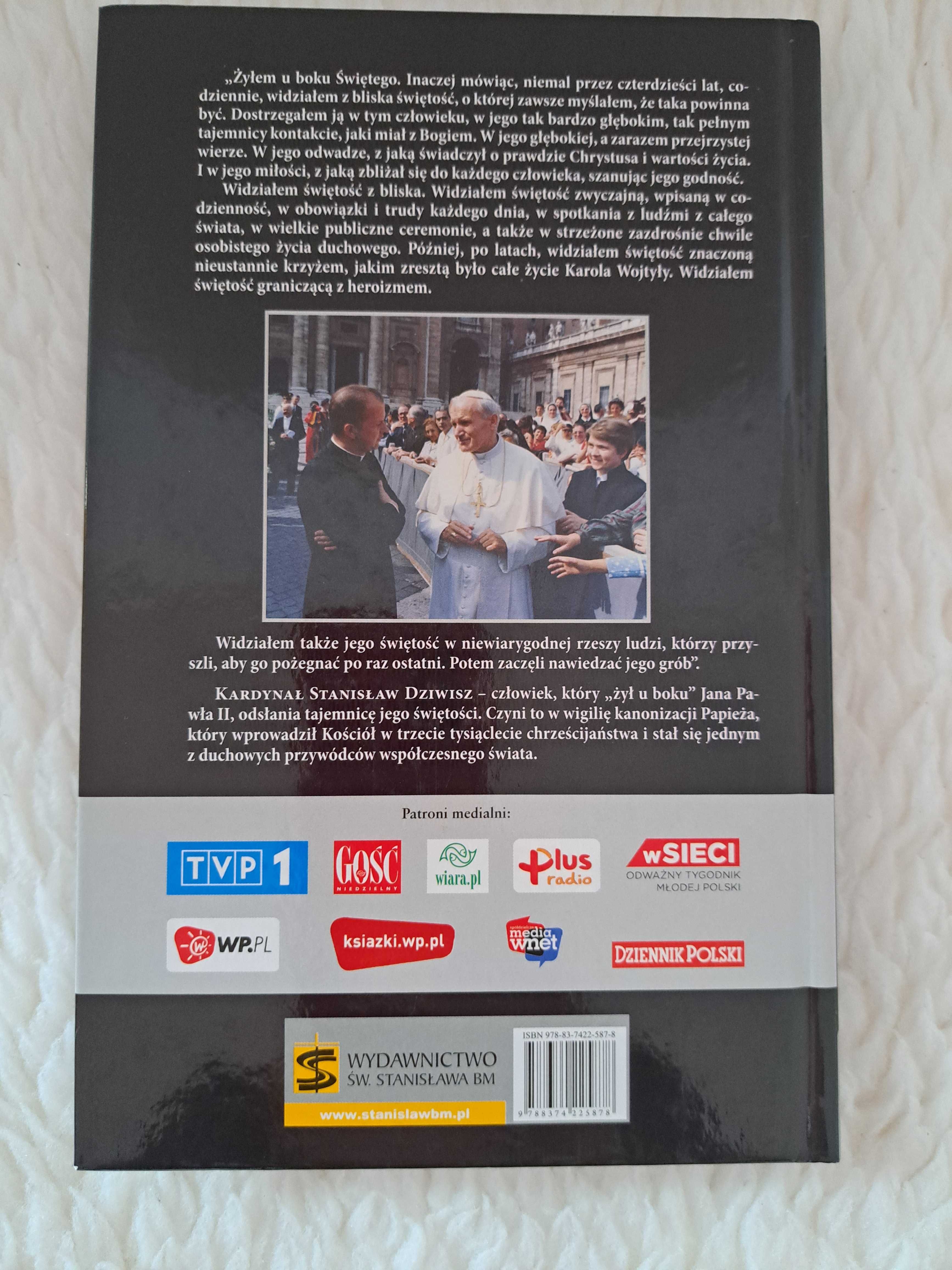 Książka "U boku świętego" kard. Stanisław Dziwisz