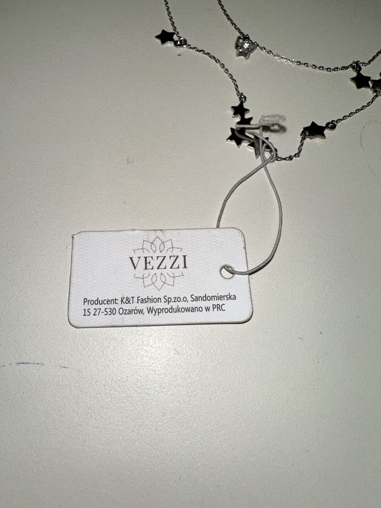 Zestaw biżuterii srebrnej naszyjnik bransoletka Vezzi