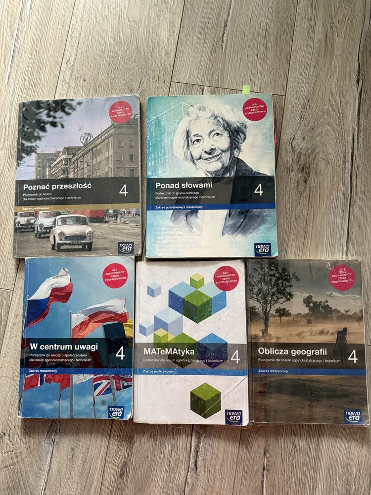 Podreczniki klasa 4 liceum
