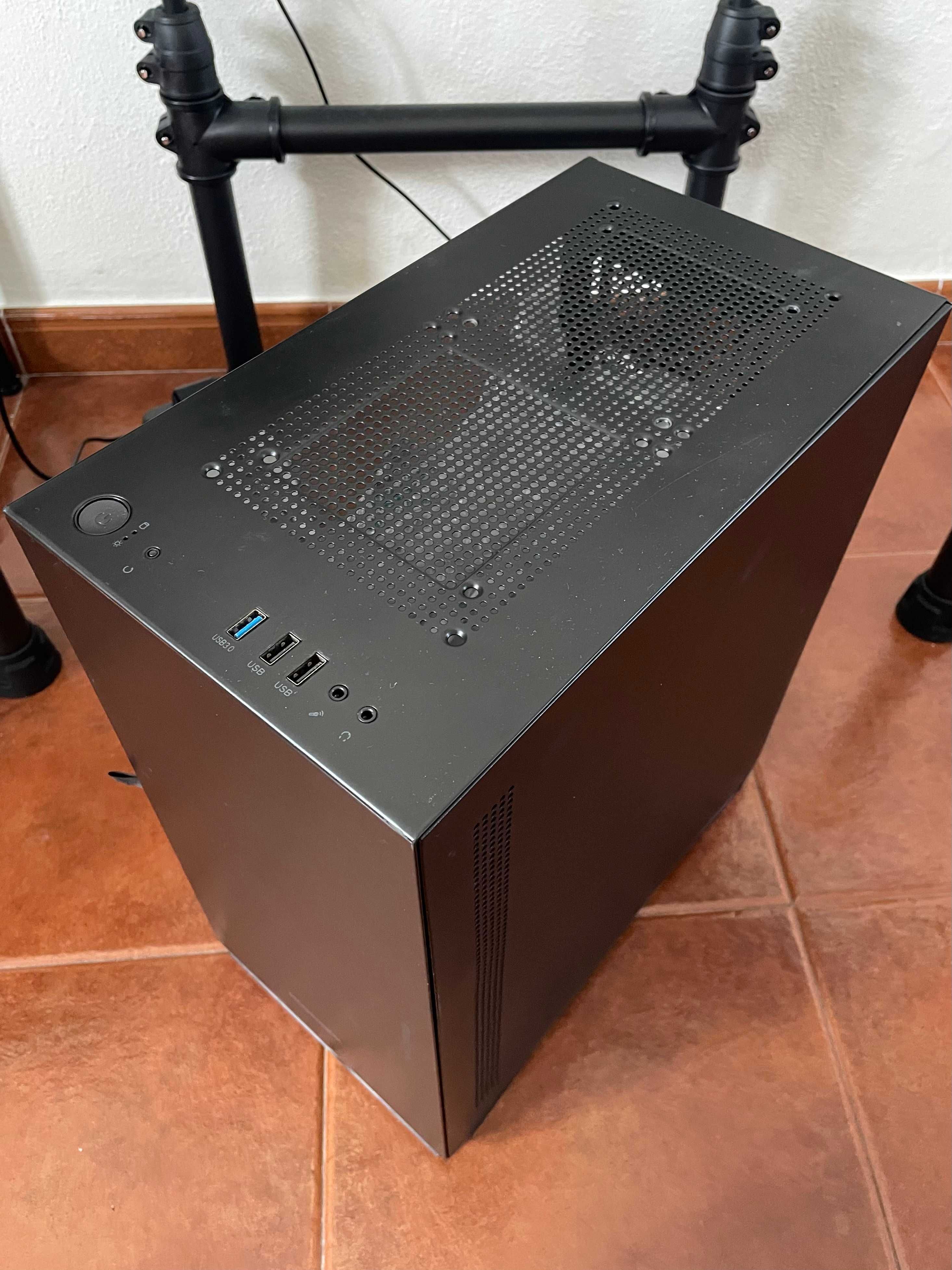 Caixa PC Micro-ATX Nox Hummer Zero Preta