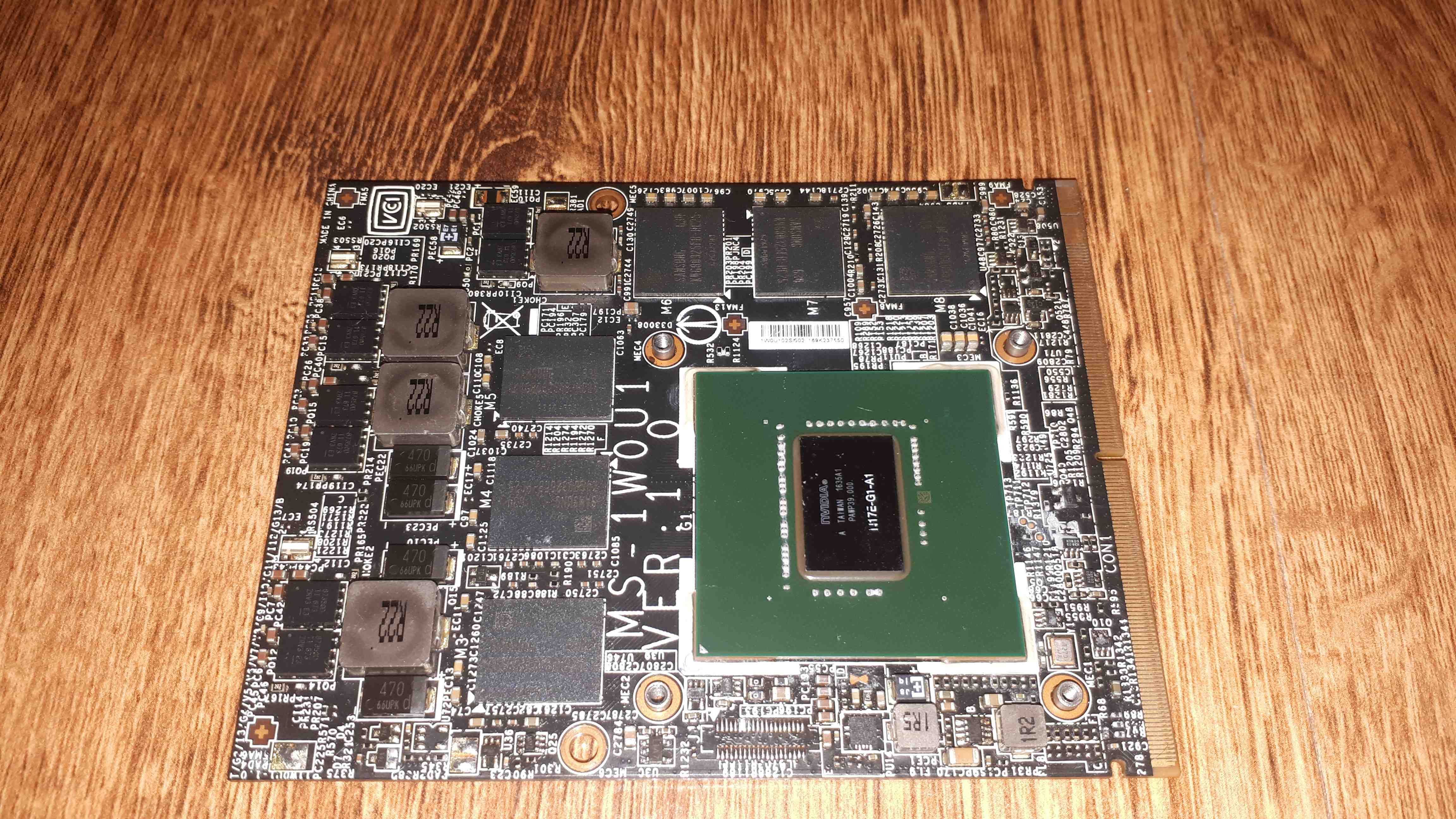 Nvidia GTX 1060m 6Gb 192Bit MXM 3.0 MSI