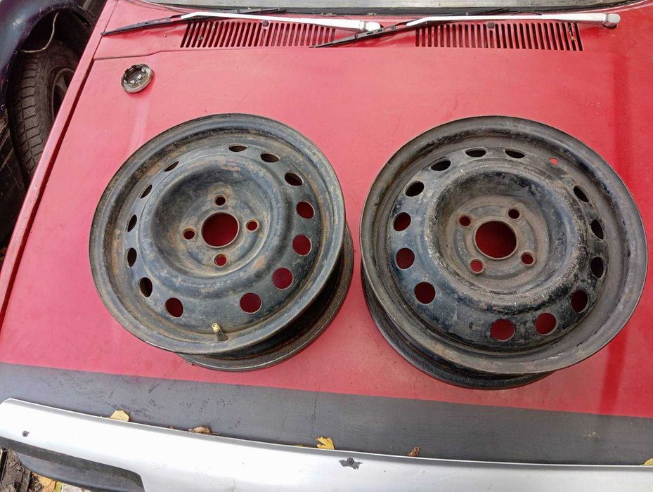 Оригінальні диски 4x100 et45 r13 vw skoda audi seat колеса стальні