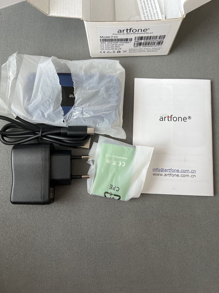 Telefon komórkowy Artfone F20 Dual SIM niebieski dla seniorów-Nowy#8