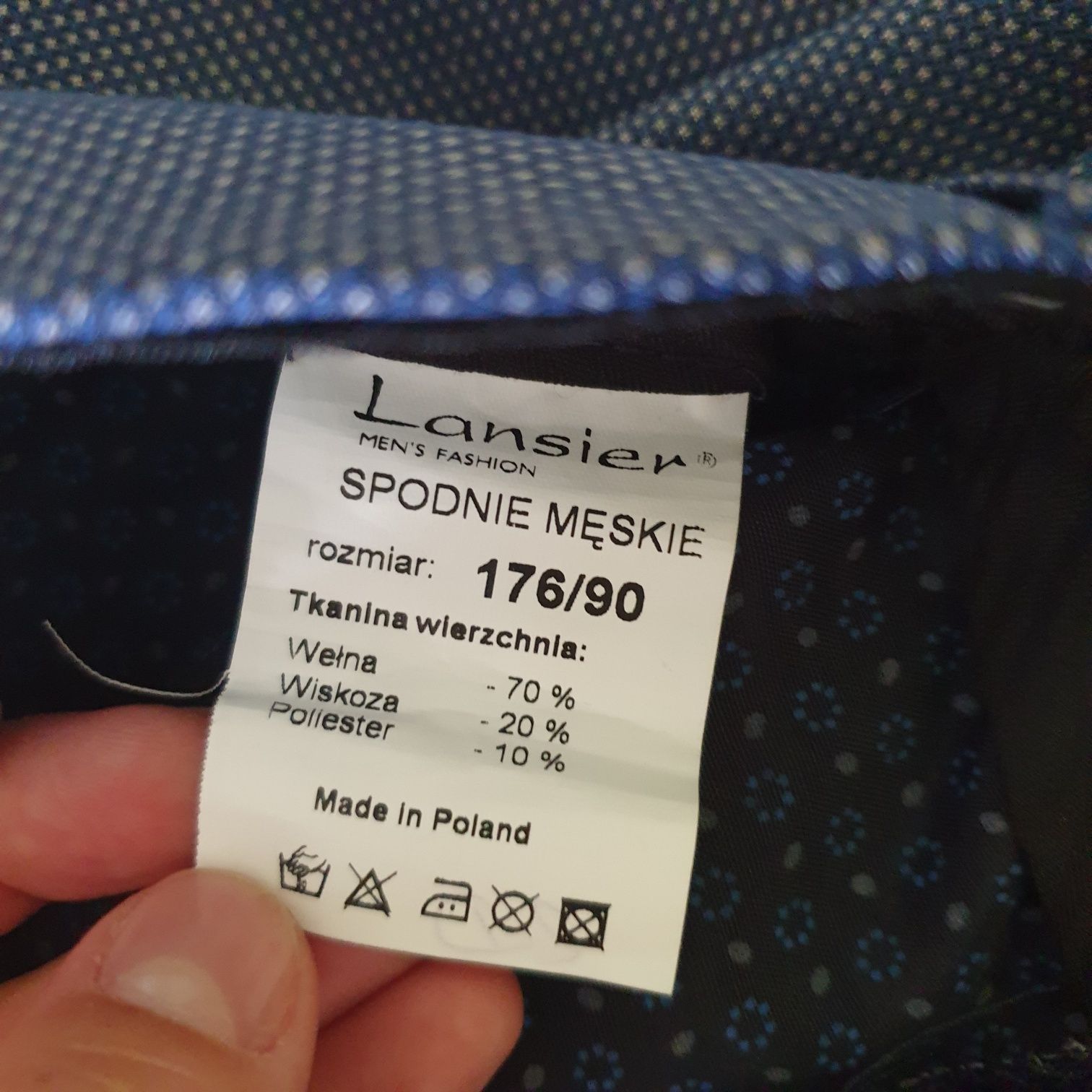 Garnitur męski Lansier