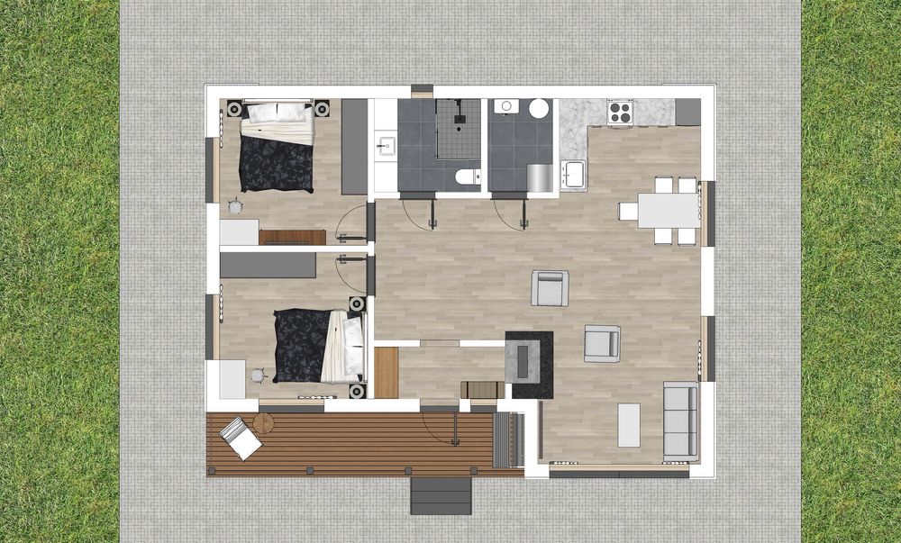 Каркасний будинок під ключ від 450$м2 Київ та Київська обл