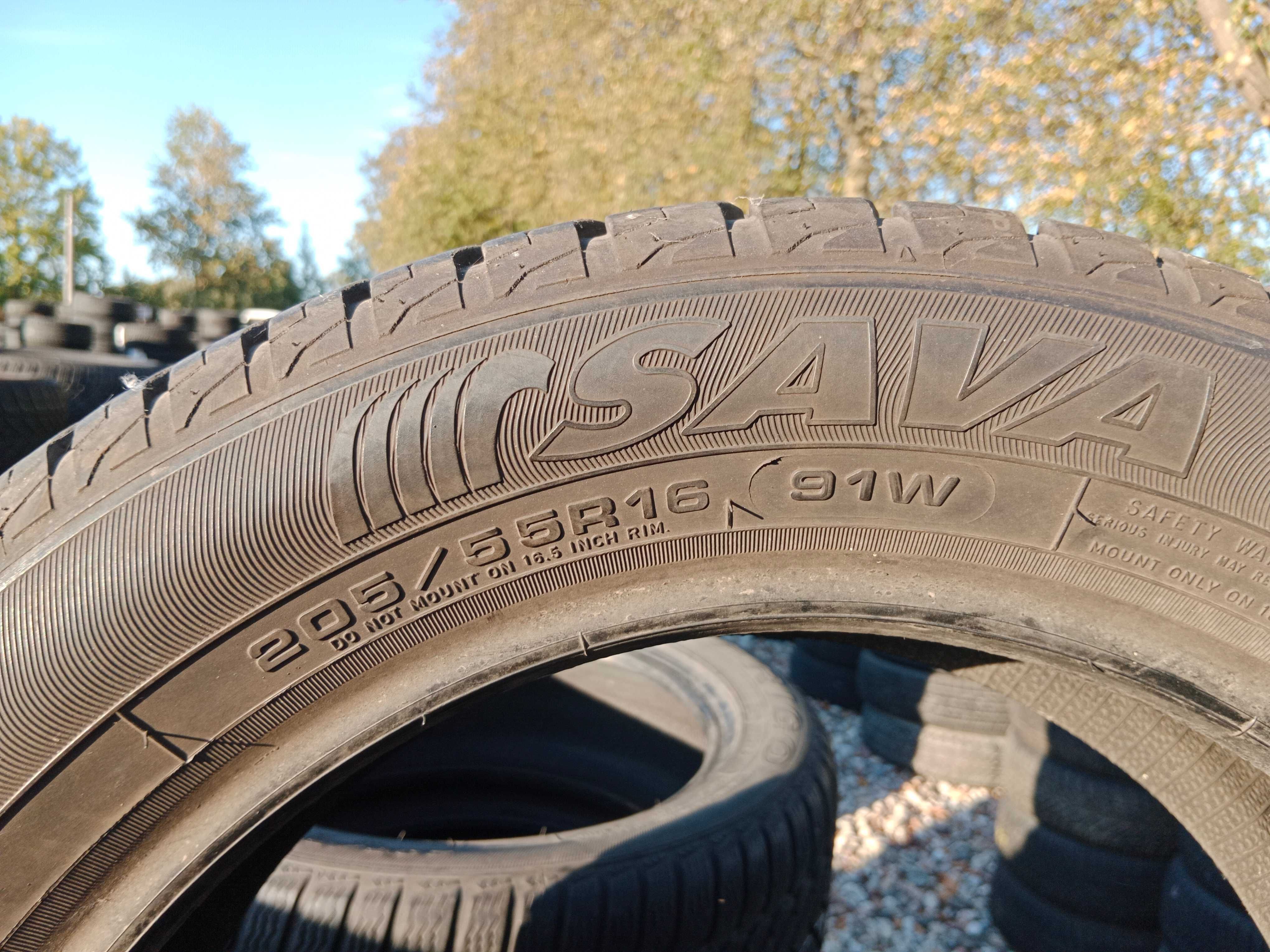 Opona używana 205/55R16 Sava Intensa 1szt.