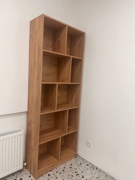 Стелаж MOSBJERG 10пол натур. дикий дуб 70x190