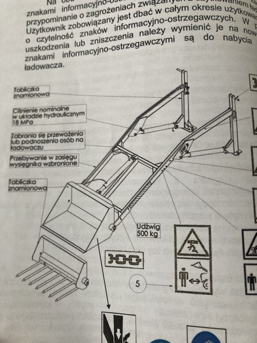 Ładowacz czołowy TUR do MF 255