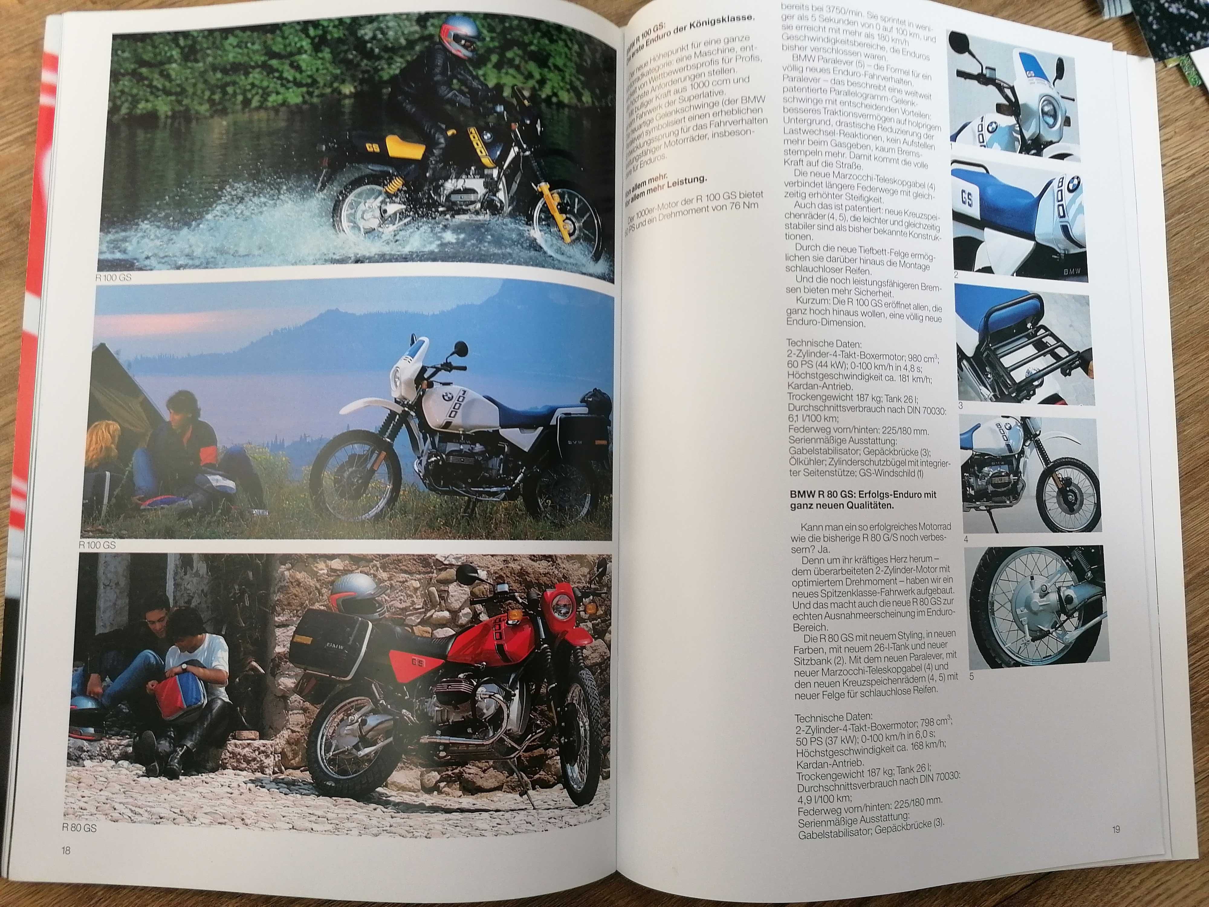 Prospekt BMW motocykle program