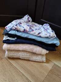 Zestaw paka ubrań damskich 38 M wiosna lato bluzka swetry bluzki