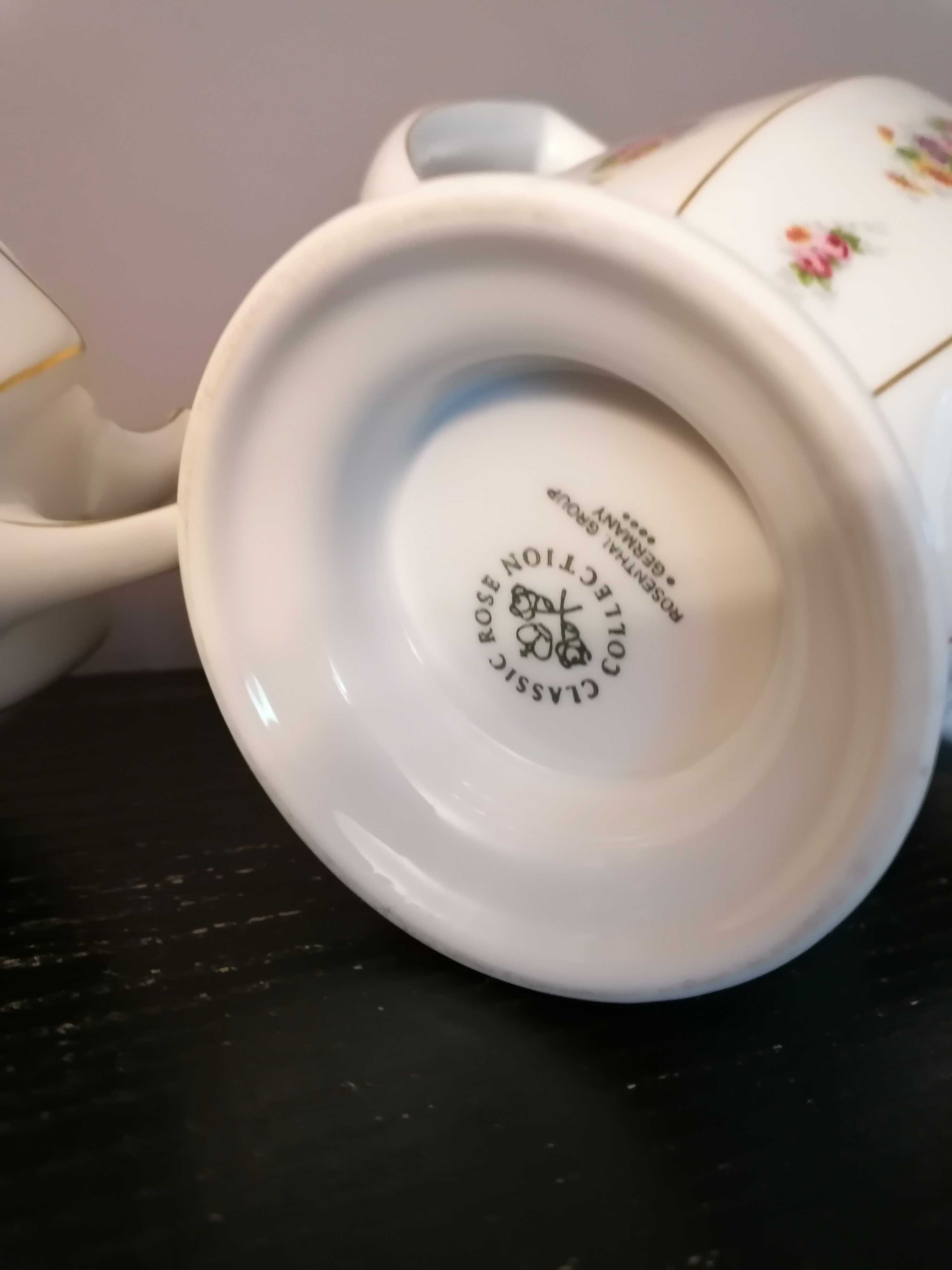 Rosenthal Biała Maria - dzbanek, cukiernica.