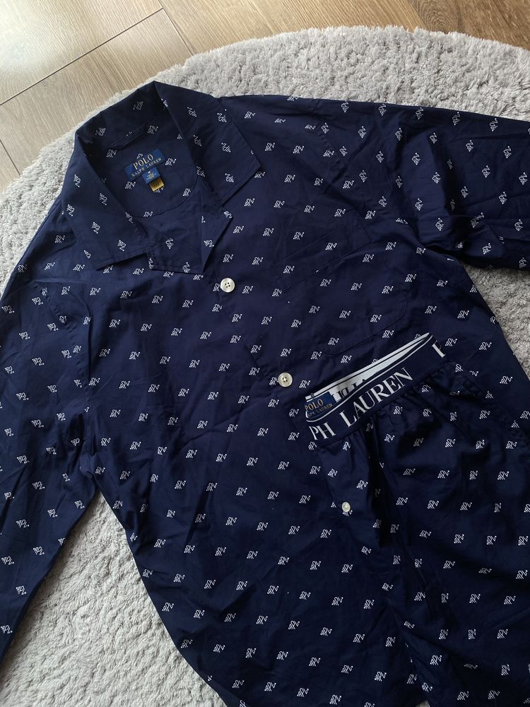 Piżama Polo Ralph Lauren blue label