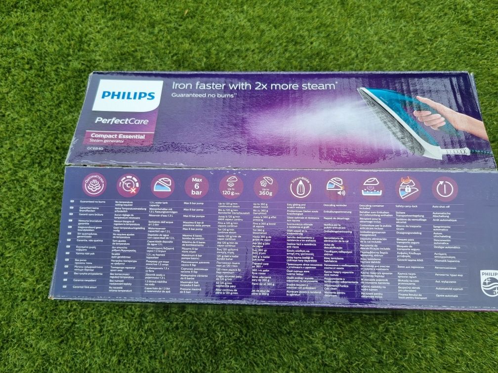 Ferro engomar caldeira Philips (Novo, garantia e oferta tábua)
