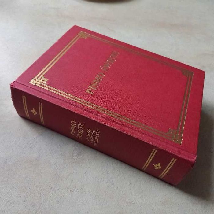 Pismo Święte Biblia Tysiąclecia III wydanie 1990 duży i grubszy format