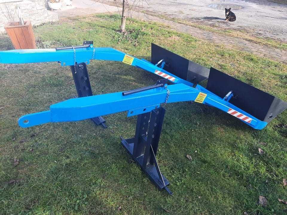 Podnośnik na tył ciągnika ramie hydraulika tur widły do obornika ziemi