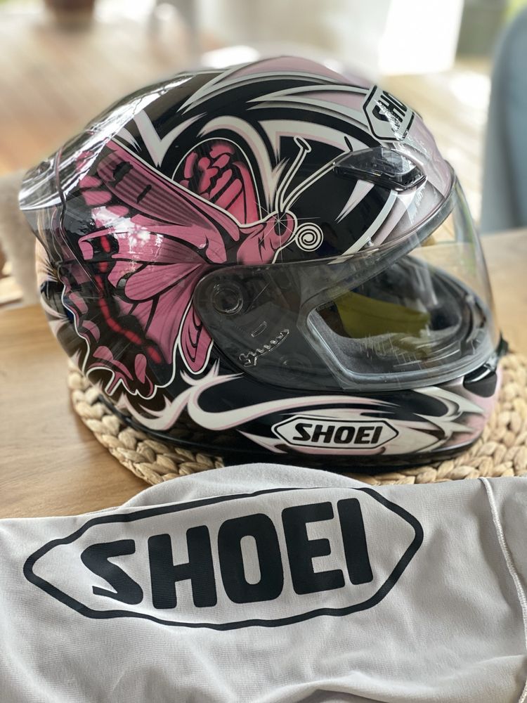 Kask damski SHOEI limitowane malowanie