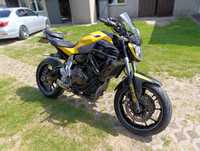 Sprzedam Yamaha Mt07 2017 r. ABS rej.na A2