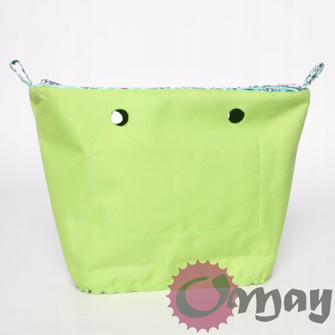 Zielone kafle Organizer OBAG MINI kafelki wkład 2 kieszenie wkład OMAY