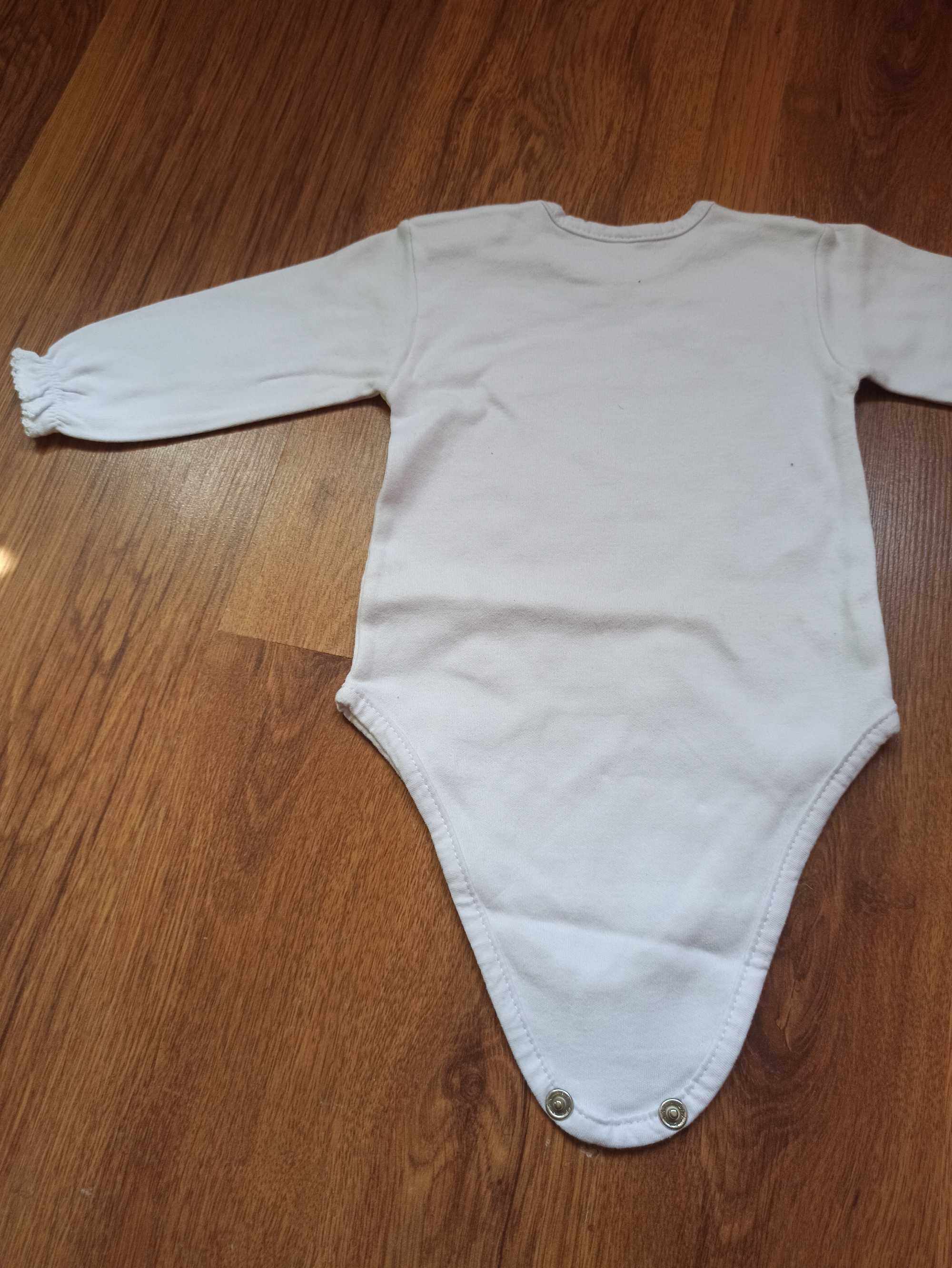 Chrzciny, Chrzest, Piękne body z koronką rozmiar 62
