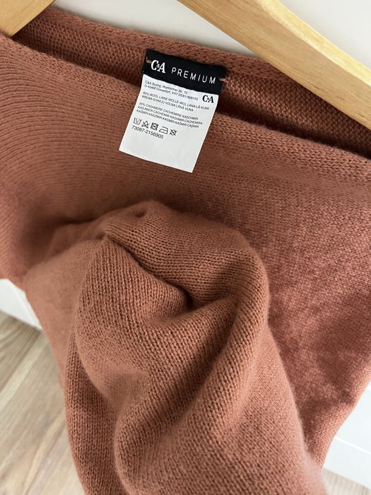 Welna kaszmirowe ponczo C&A premium s/M