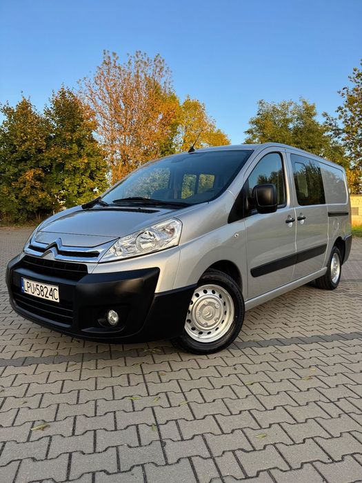 Citroën Jumpy  2.0 hdi brygadówka dubel osobowy długi long lift L2H1 Navi kamera IGŁA