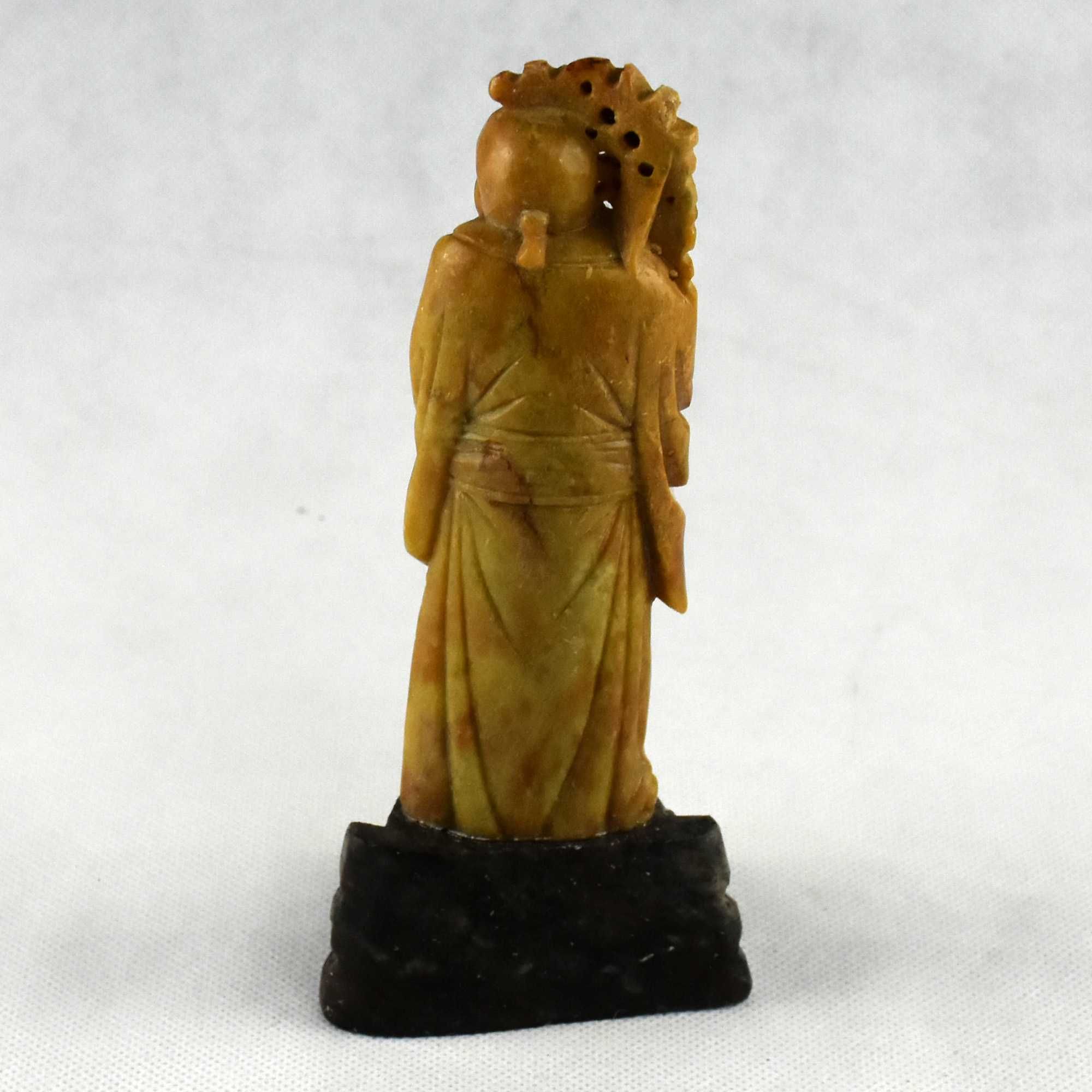 Figura de Ancião / Sábio, China, em Pedra de Sabão